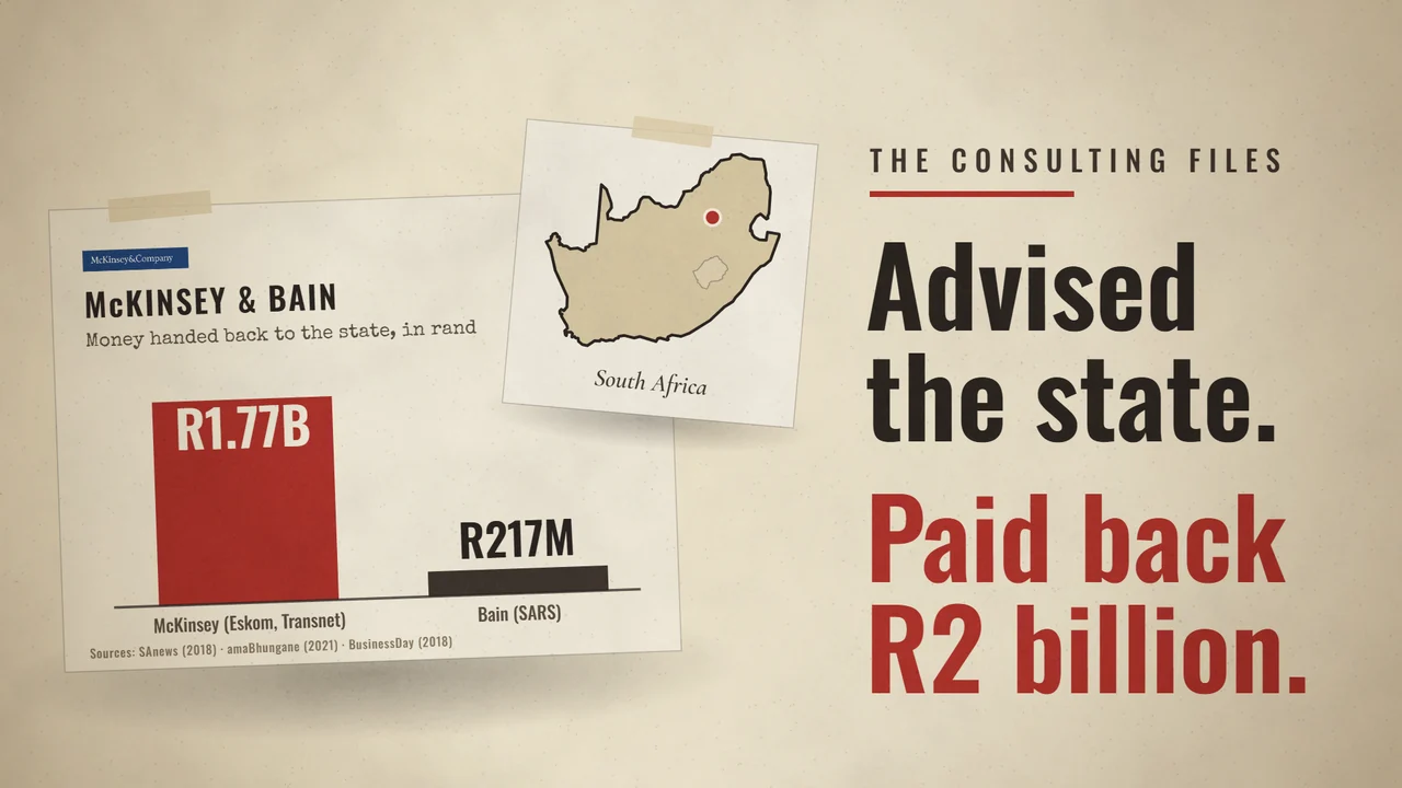 The Consulting Files: McKinsey, Bain and South Africa’s State Capture